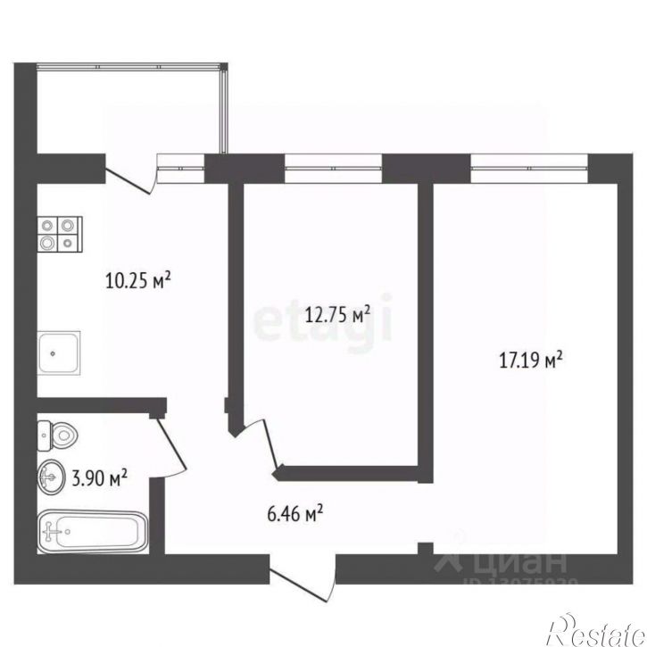 2-комн квартира Ленинградский проспект, 98/2,  д. 98/2