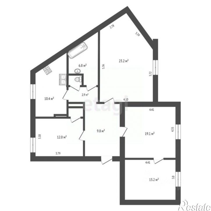 4-комн квартира проспект Ленина, 18/50,  д. 18/50