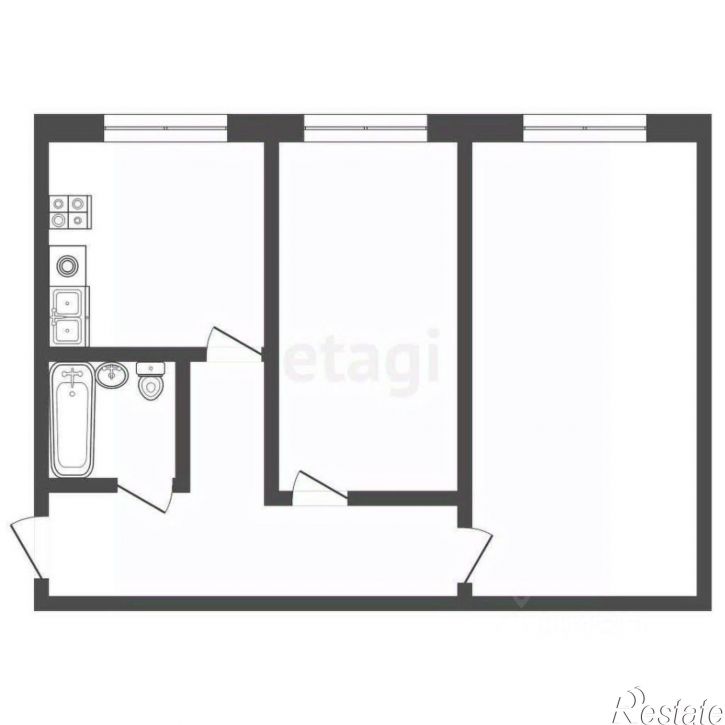 2-комн квартира улица Урицкого, 9,  д. 9