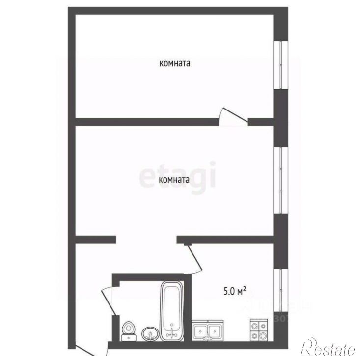 2-комн квартира улица Добрынина, 4,  д. 4