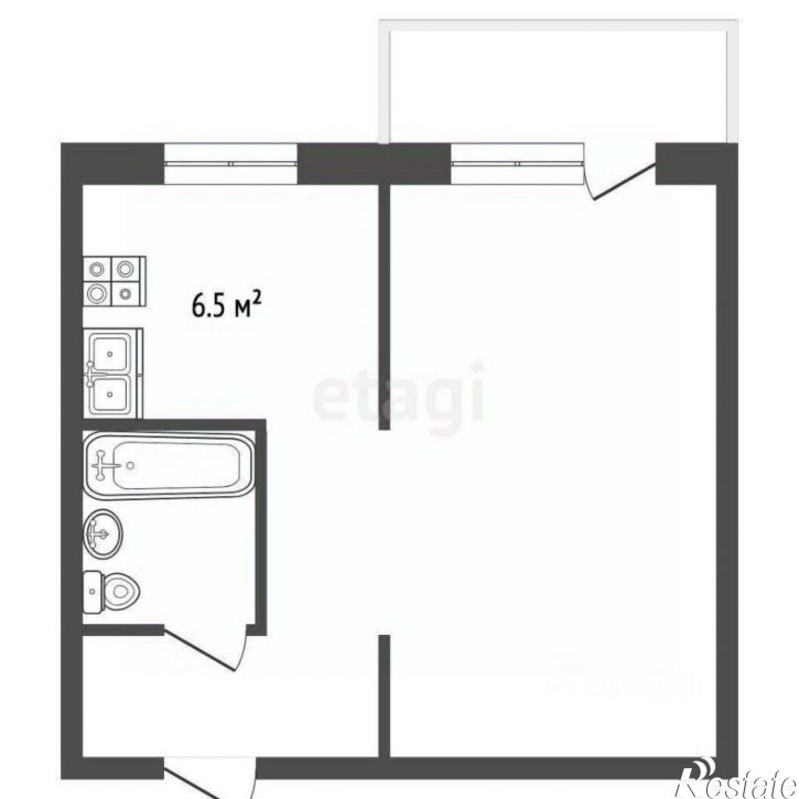 1-комн квартира проспект Ленина, 36А,  д. 36А