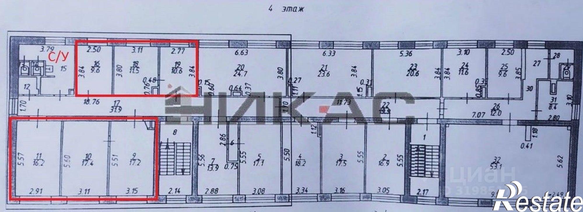 Сдать офис, помещение под офис за 35 444 рублей на Рыбинская улица, 44А