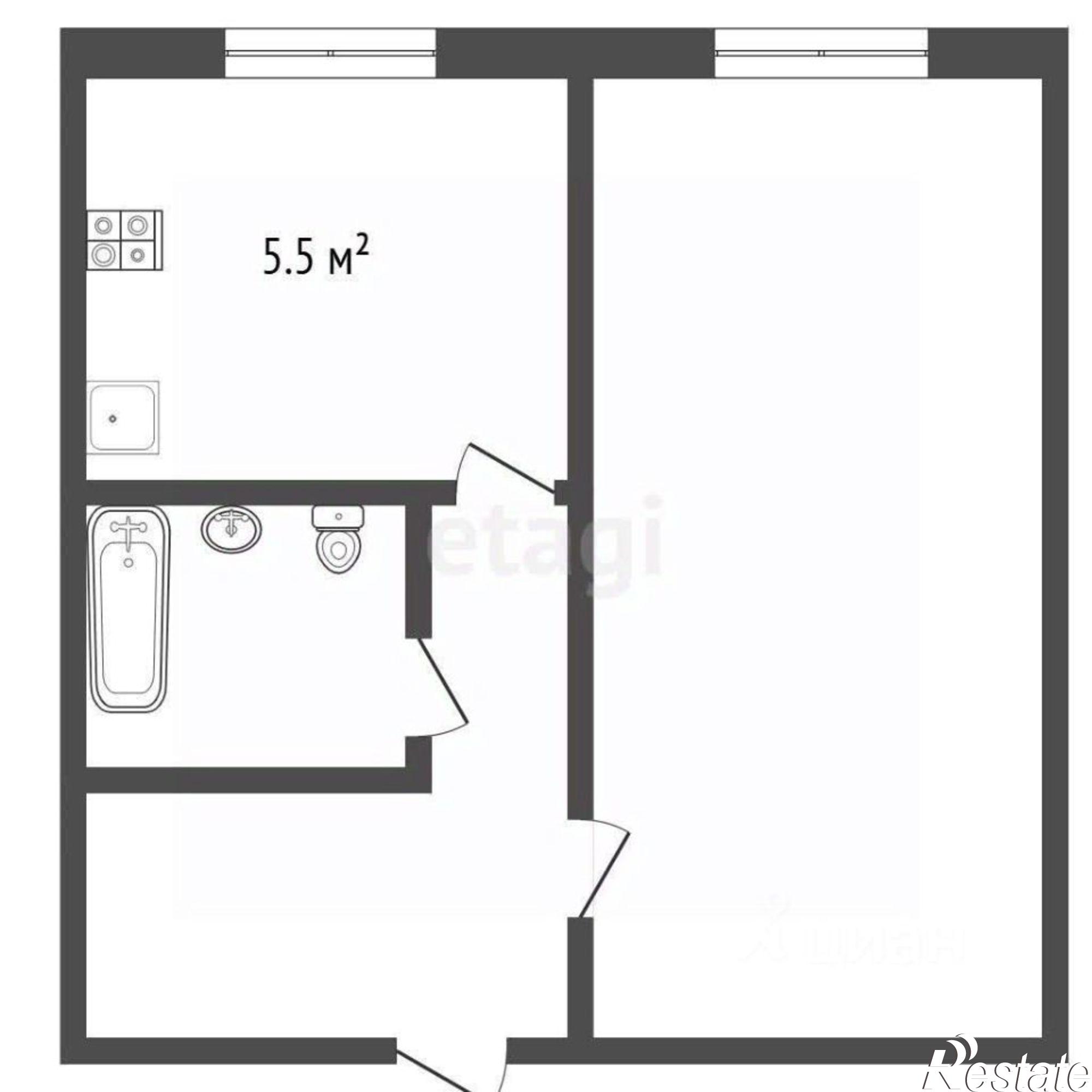 Купить квартиру за 1 850 000 рублей на Волгоградская улица, 59