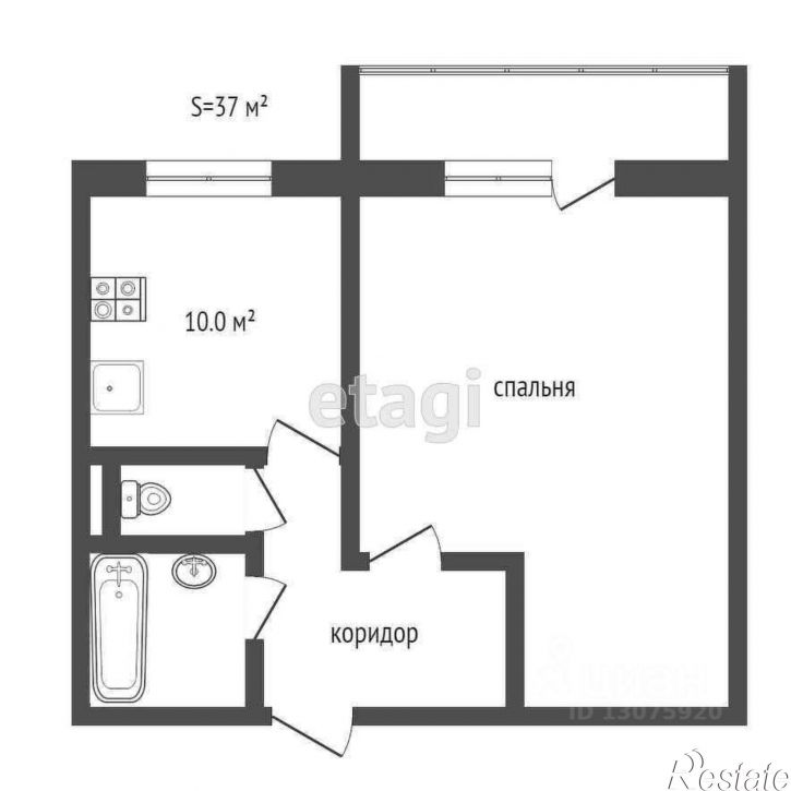 1-комн квартира улица Саукова, 15,  д. 15