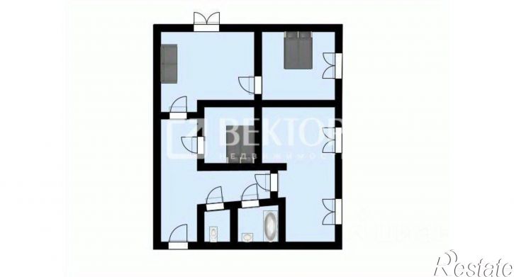 3-комн квартира улица Калинина, 23,  д. 23