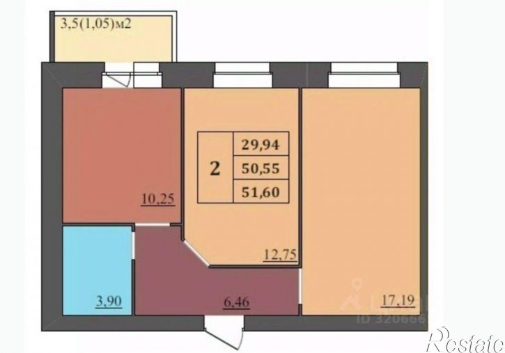 2-комн квартира Ленинградский проспект, 98/2,  д. 98/2