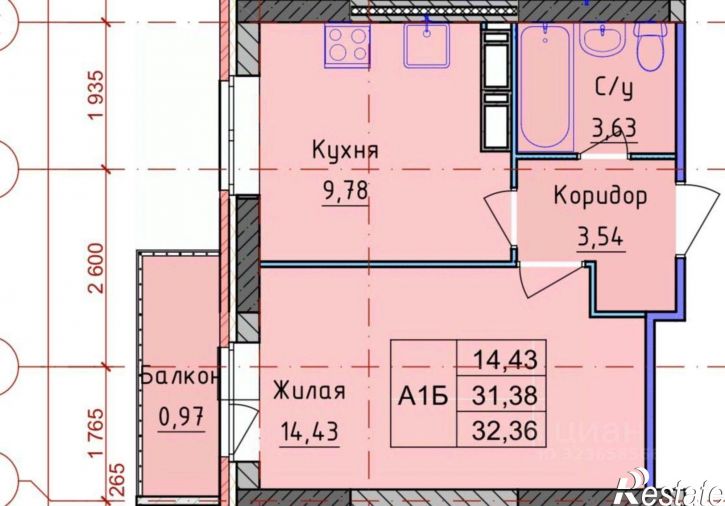 1-комн квартира ул Пашуковская, 9,  д. 9