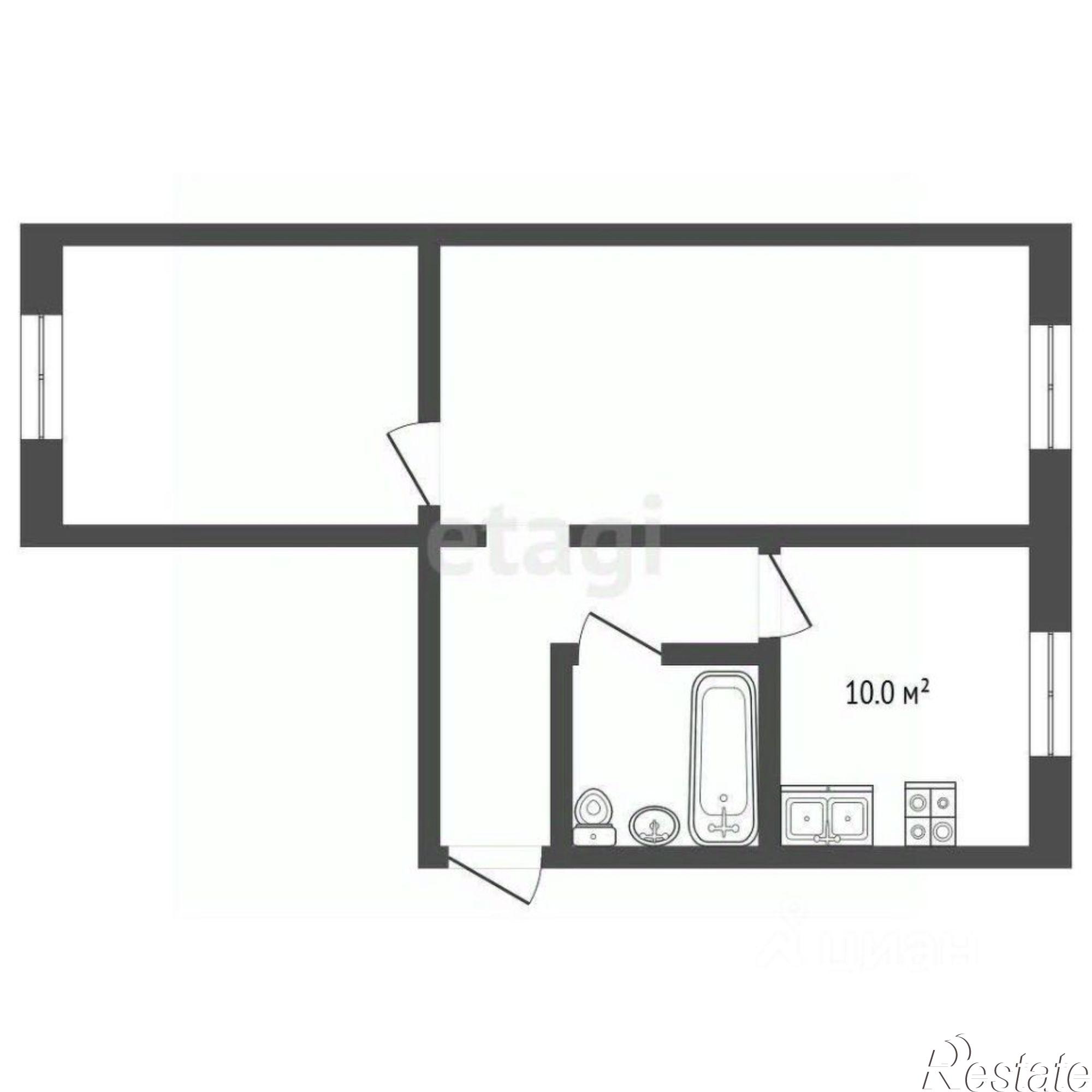 Купить квартиру за 4 500 000 рублей на Балтийская улица, 8А
