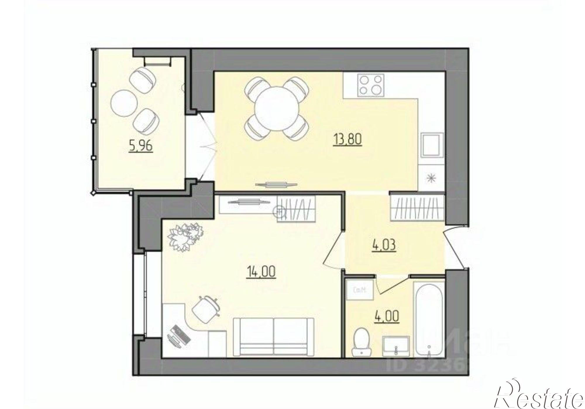 Купить квартиру за 4 113 860 рублей на ул Коммунаров, 16