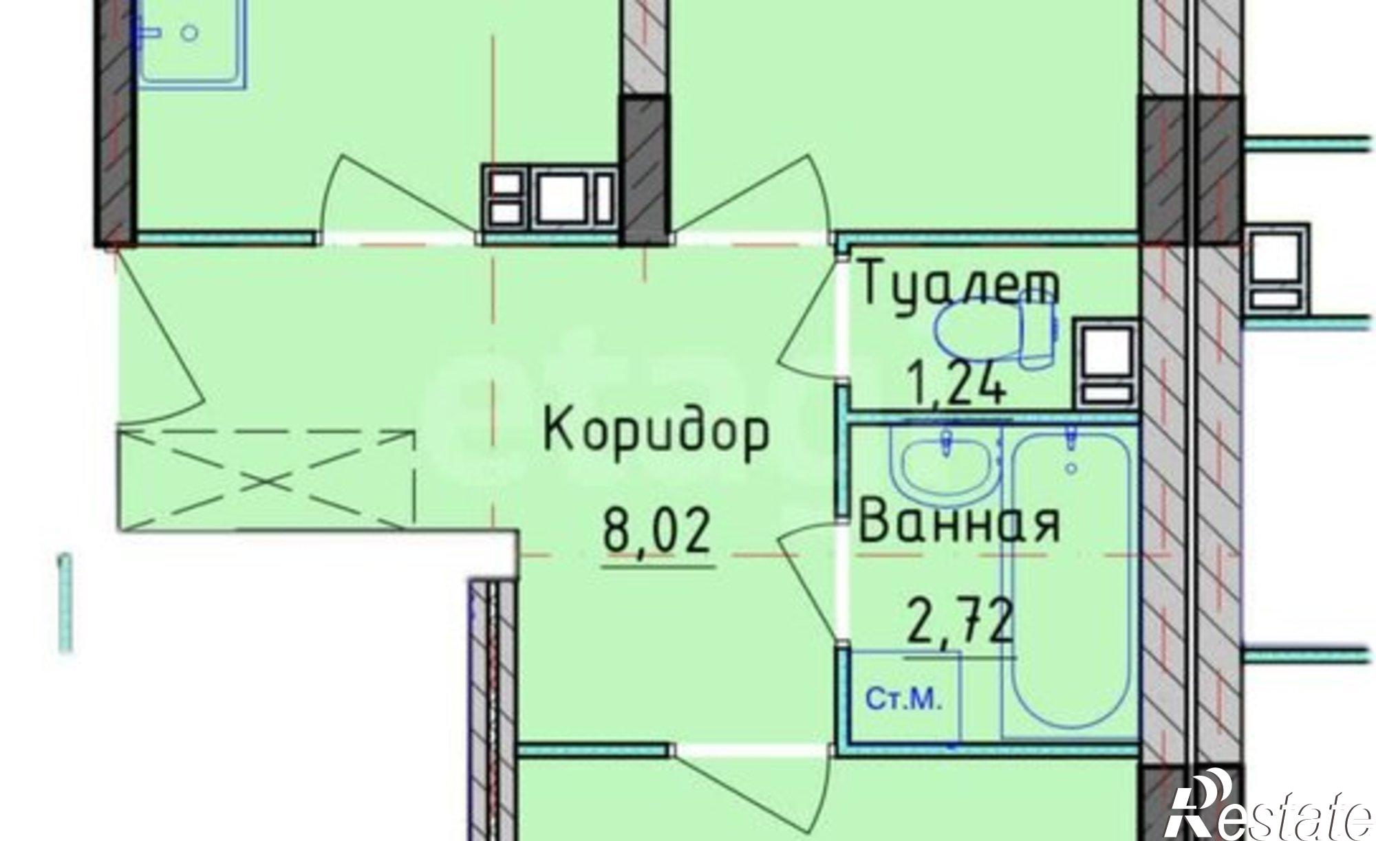 Купить квартиру за 4 085 000 рублей на ул Лескова, 40