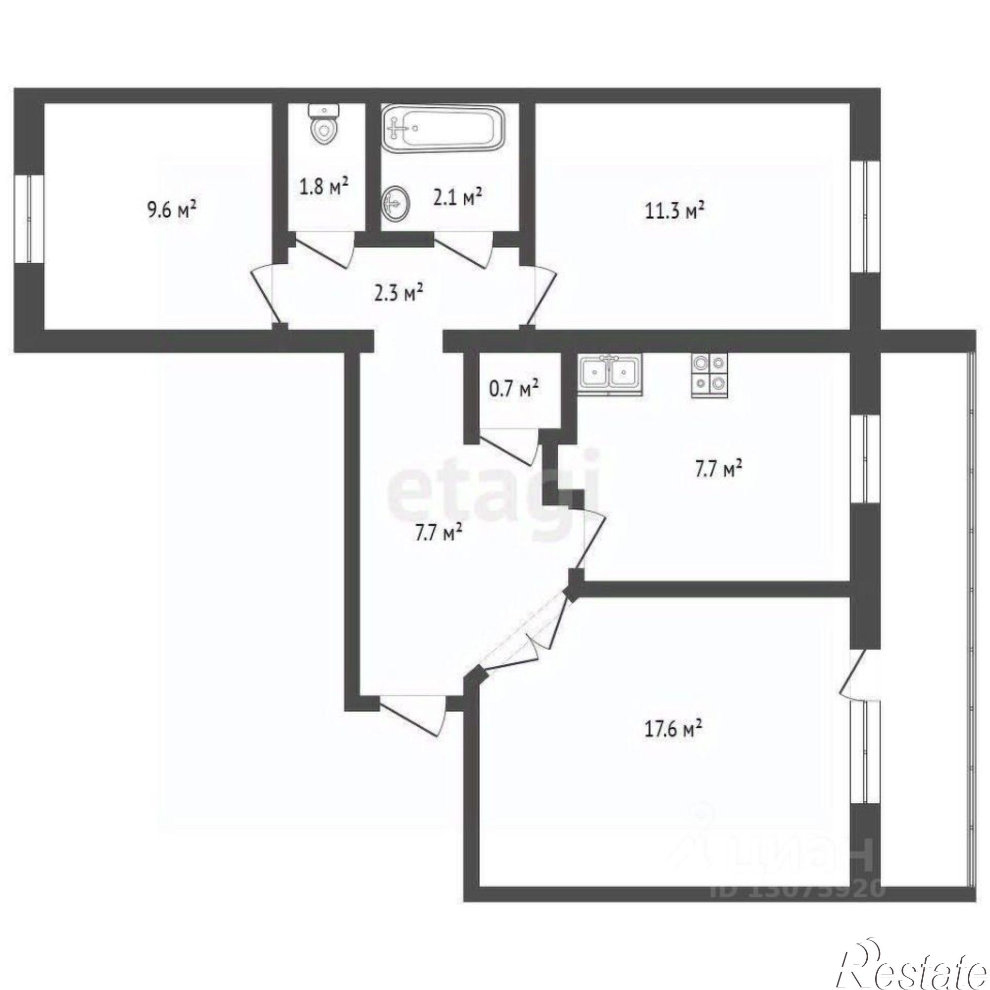 Купить квартиру за 8 200 000 рублей на Суздальское шоссе, 28 к3