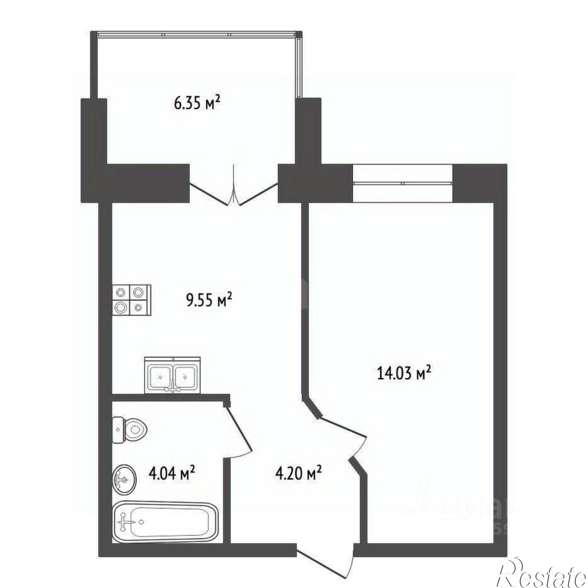 Купить квартиру за 3 342 720 рублей на ул Лескова, 15