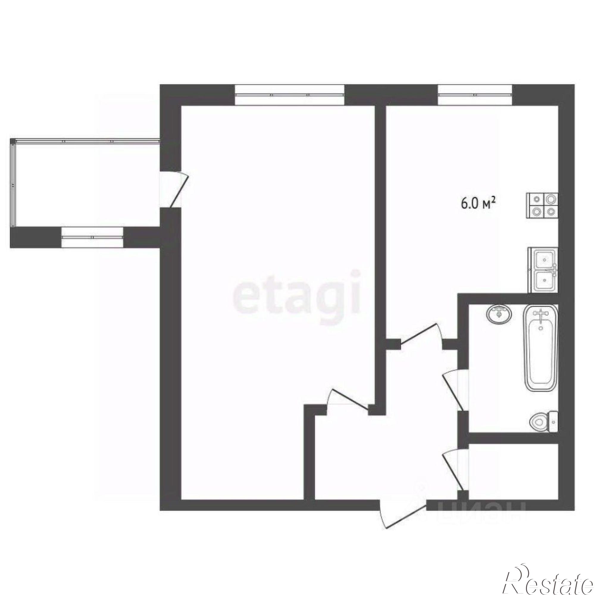 Купить квартиру за 2 700 000 рублей на Ленинградский проспект, 67