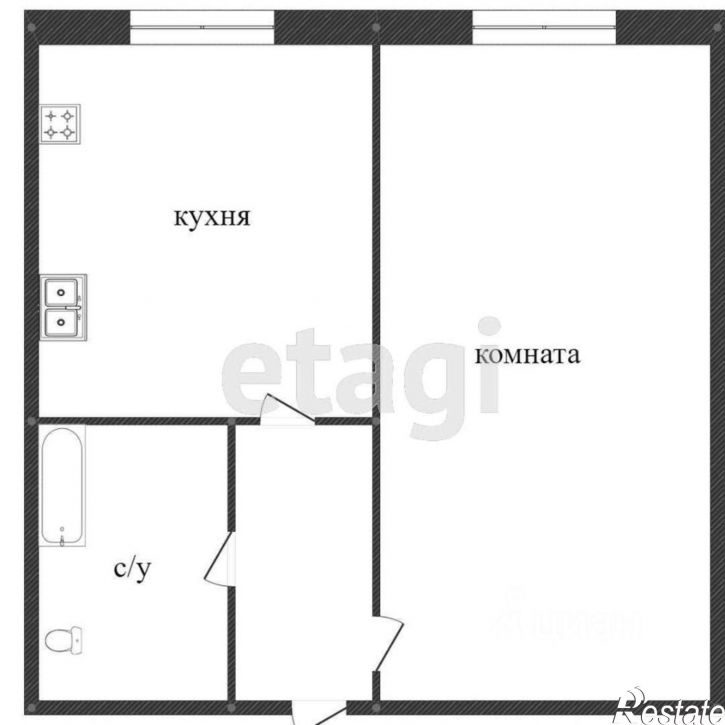 1-комн квартира улица Панфилова, 19,  д. 19