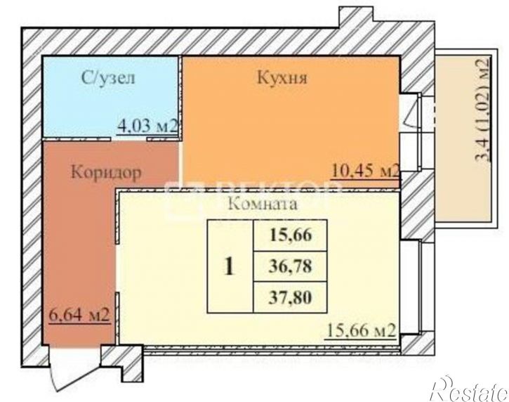 1-комн квартира 2-й Норский пер, 5,  д. 5