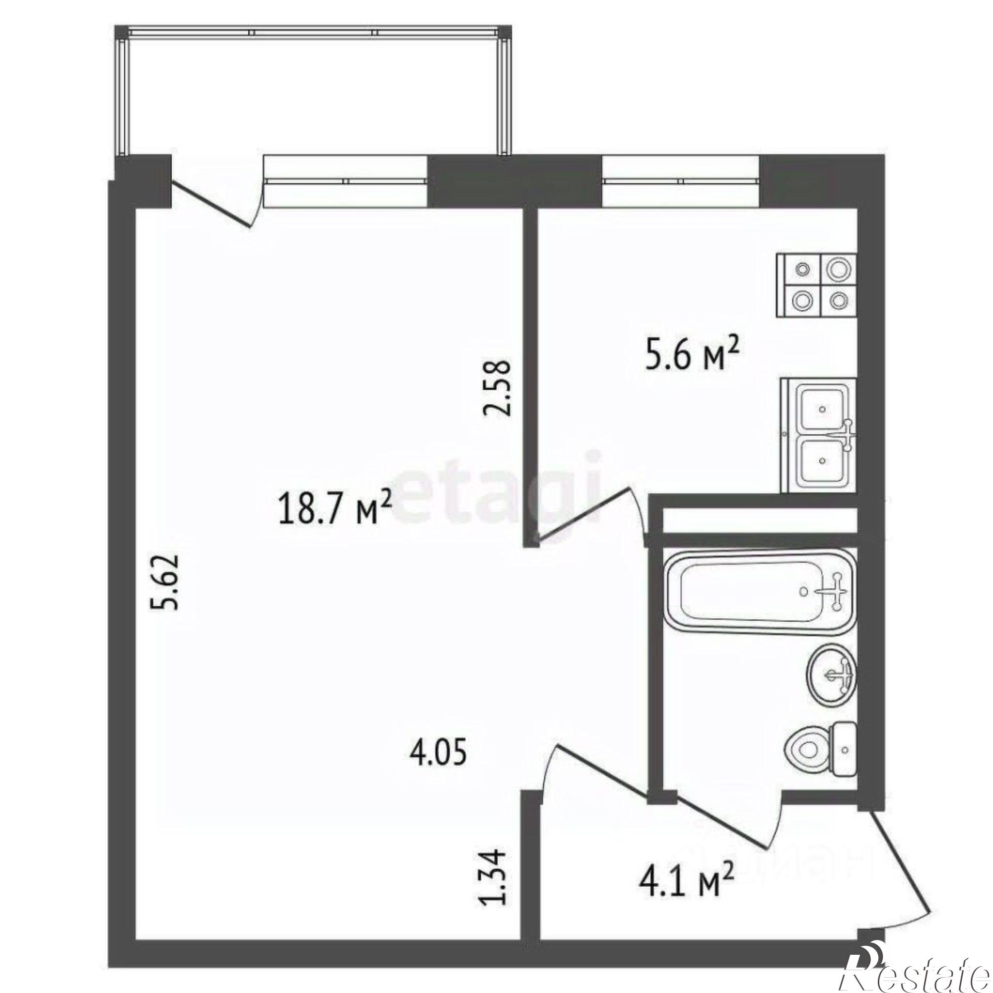 Сдать квартиру за 18 000 рублей на улица Панина, 31