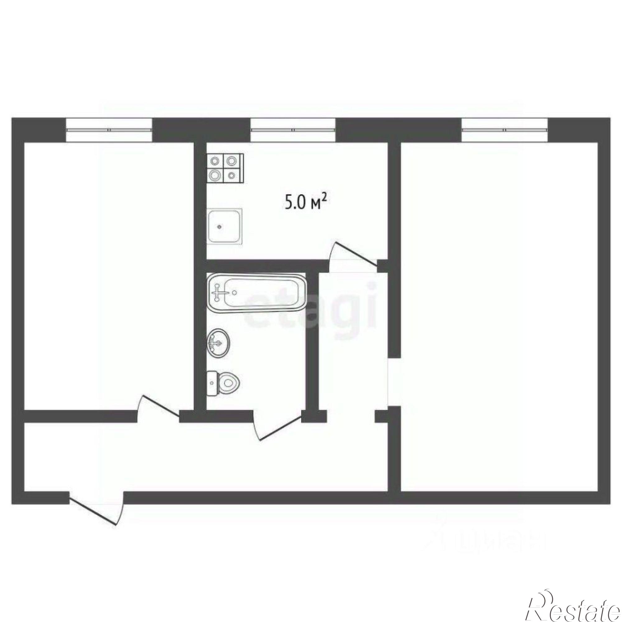 Купить квартиру за 2 900 000 рублей на улица Елены Колесовой, 20