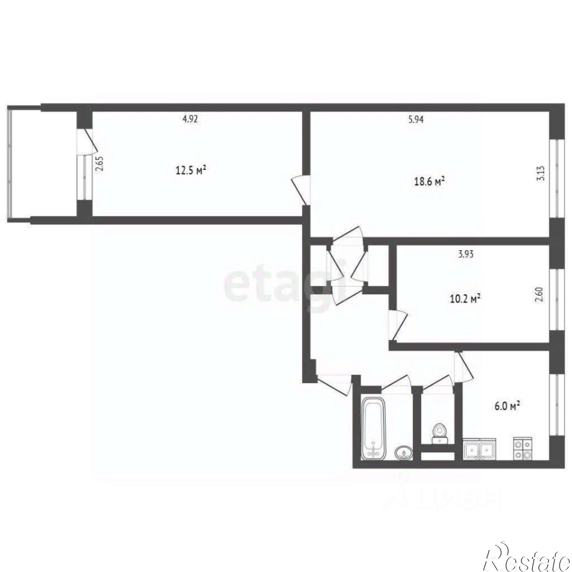 Купить квартиру за 4 000 000 рублей на Светлая улица, 3