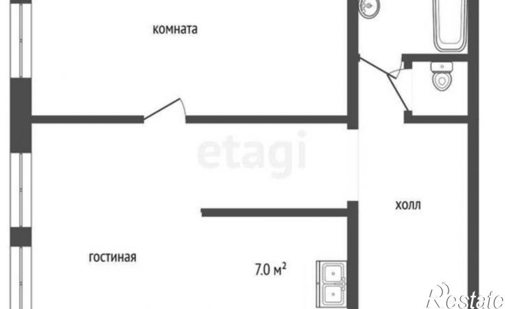 2-комн квартира ул Некрасова, 44б,  д. 44б