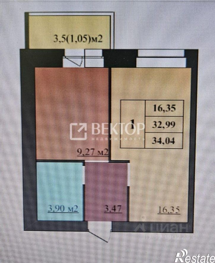 1-комн квартира Ленинградский проспект, 98/2,  д. 98/2