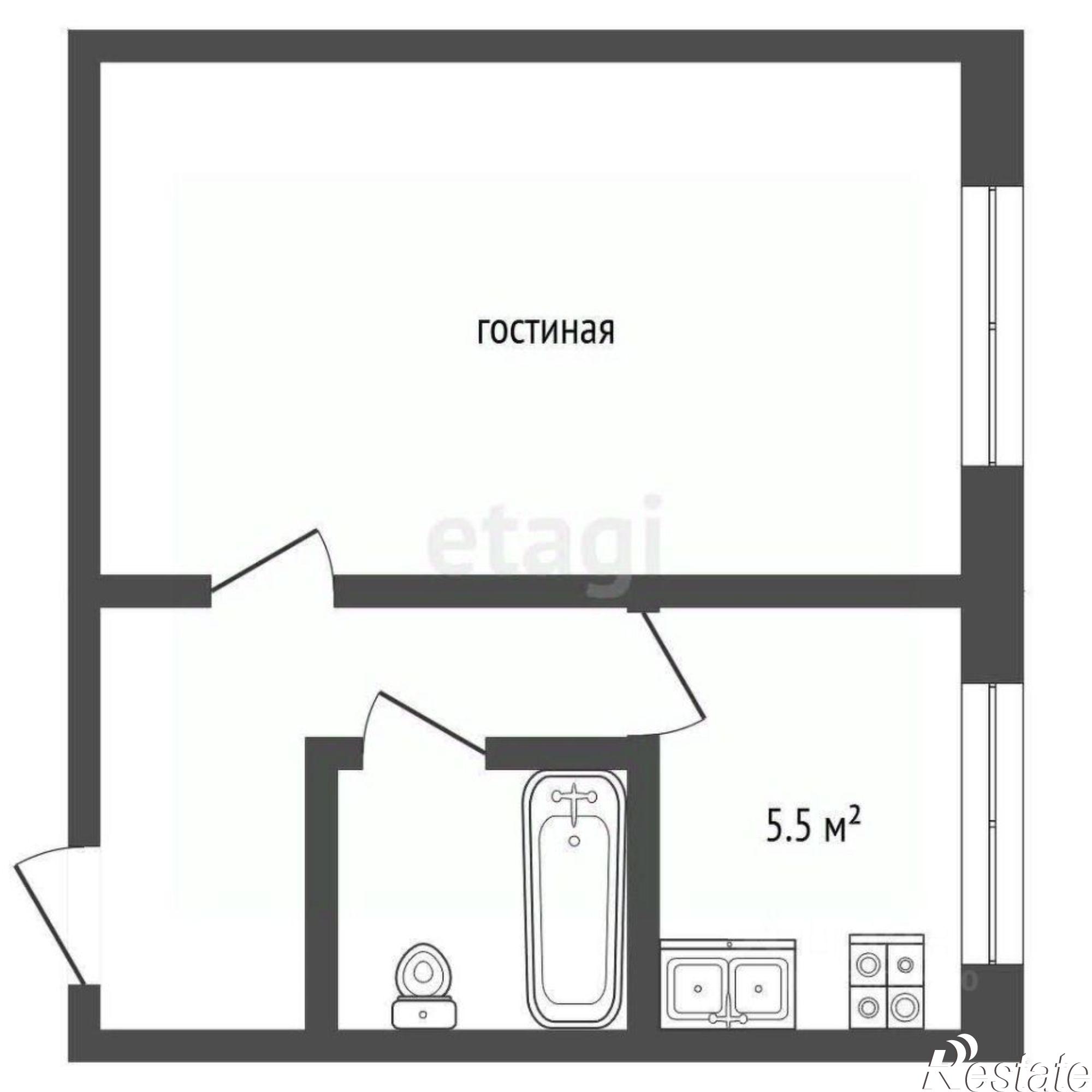 Купить квартиру за 2 350 000 рублей на ул Волгоградская, 59