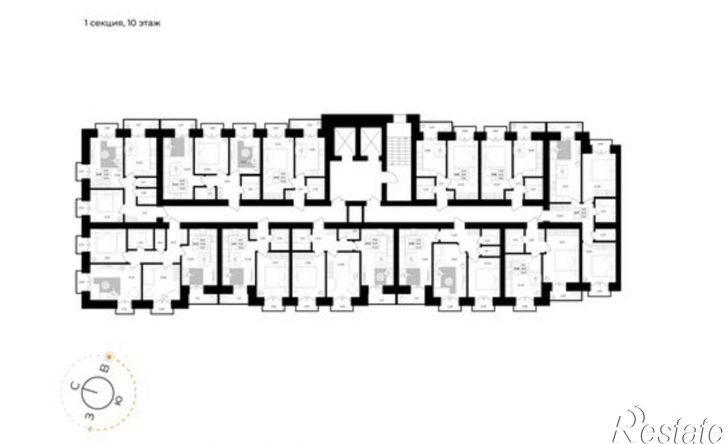 2-комн квартира в новом доме Ленинградский проспект