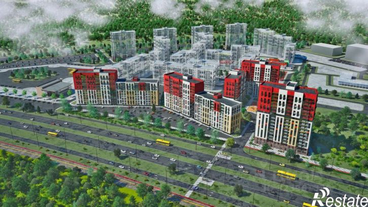 1-комн квартира в новом доме улица Комкора Хрипина