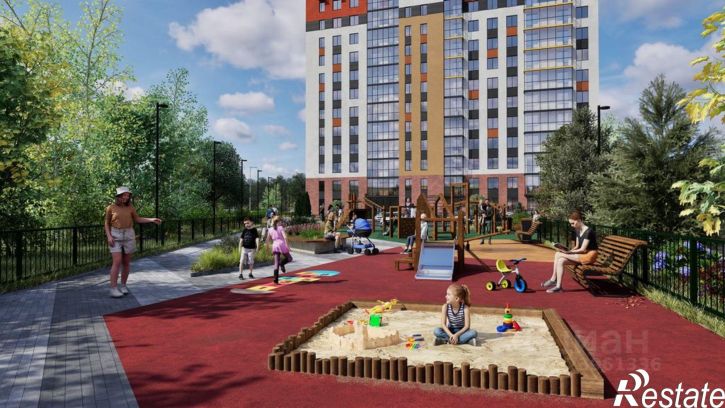 1-комн квартира в новом доме улица Комкора Хрипина