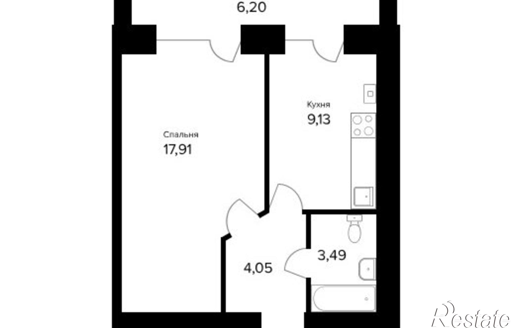 Купить квартиру за 4 257 840 рублей на улица Александра Додонова, 10к4