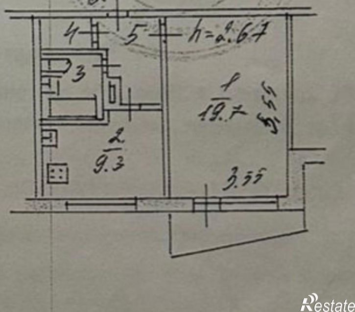 1-комн квартира проспект Машиностроителей, 54, к.4