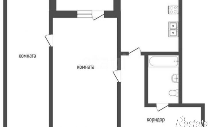 2-комн квартира пер Герцена, 9,  д. 9
