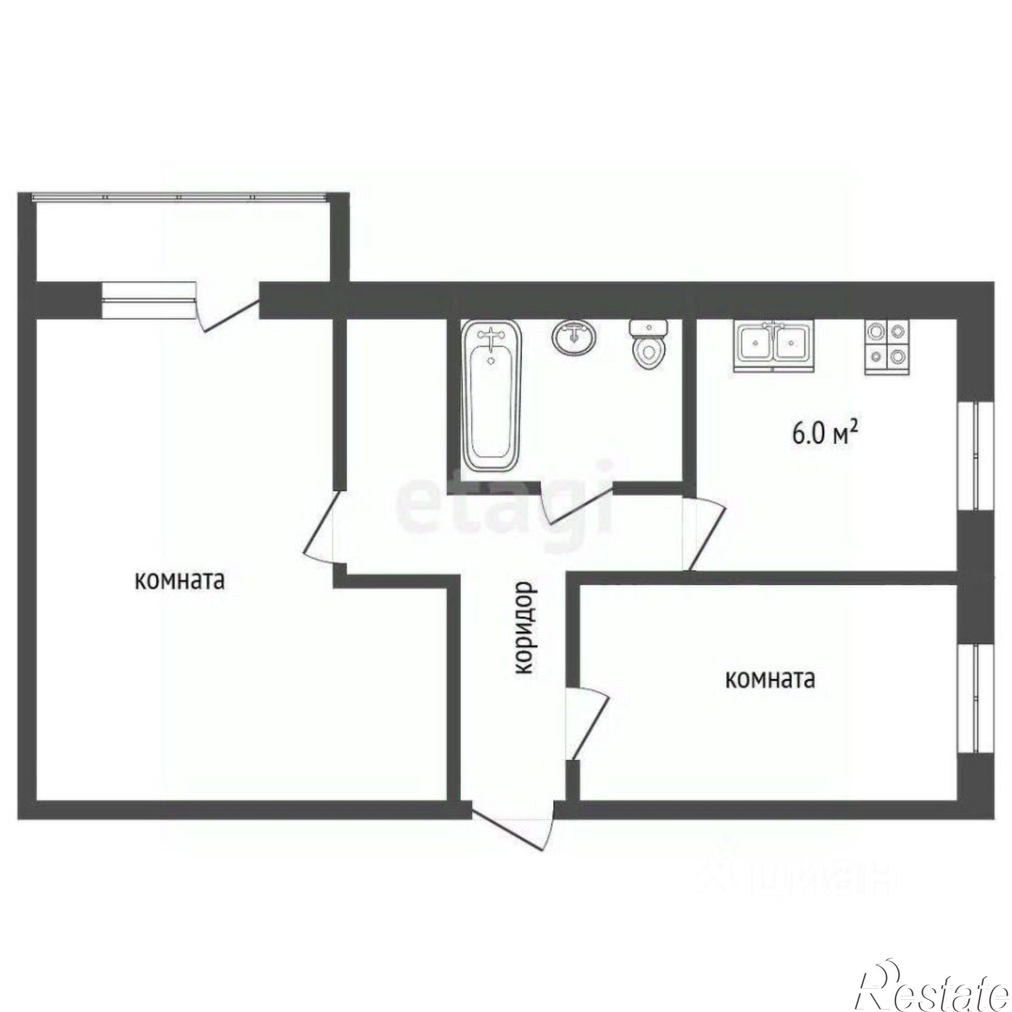 Купить квартиру за 5 400 000 рублей на улица Нефтяников, 7