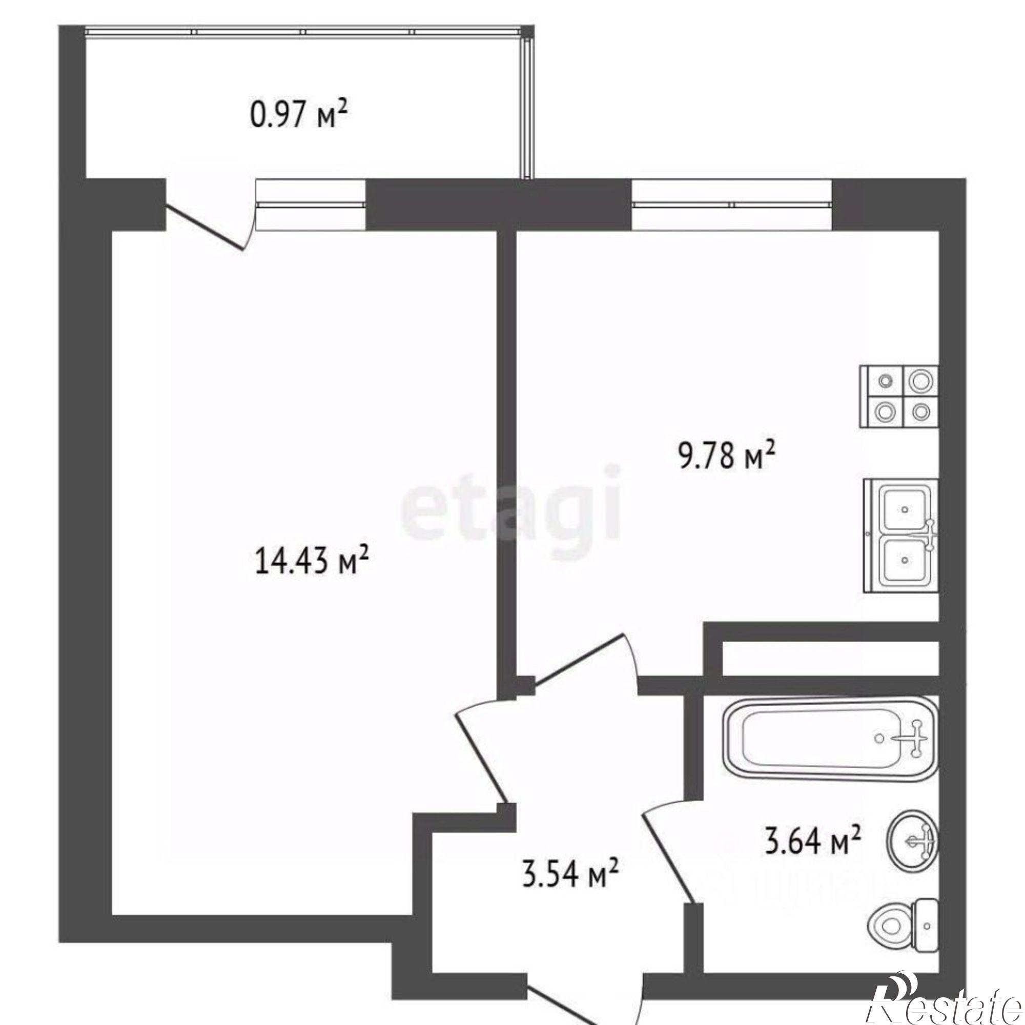 Купить квартиру за 2 210 000 рублей на ул Пашуковская, 11