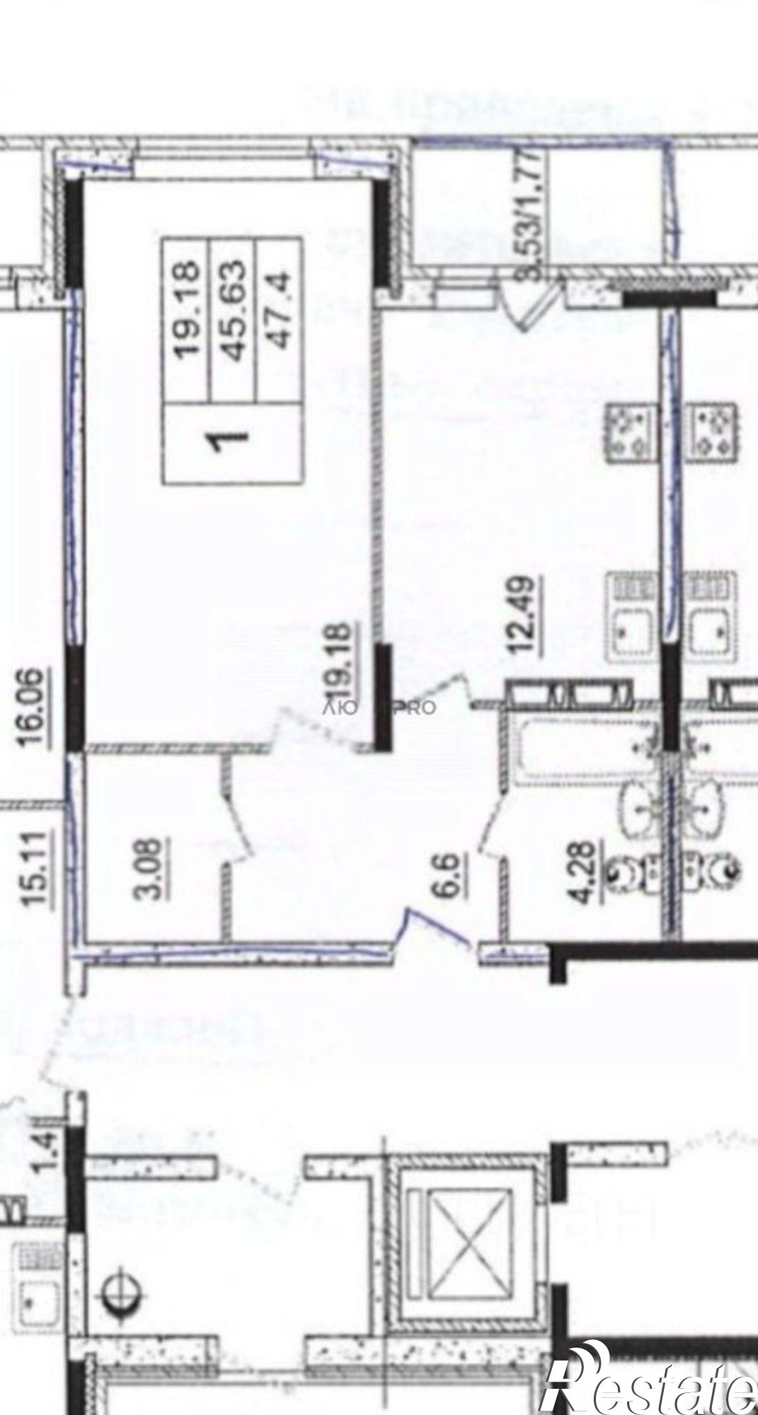 Купить квартиру за 4 689 000 рублей на 2-й Брагинский проезд, 6