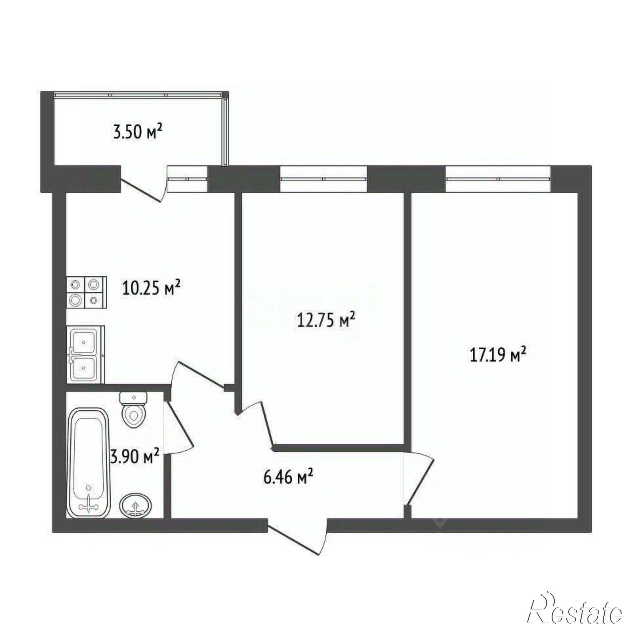 Купить квартиру за 4 850 400 рублей на Ленинградский пр-кт, 96/1