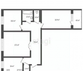 3-комн, 60кв м, этаж 4/9 проезд Моторостроителей, 9 к2