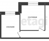 2-комн, 44кв м, этаж 4/5 улица Урицкого, 47