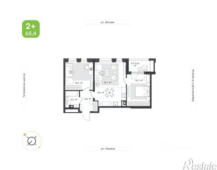 3-комн квартира в новом доме 2-й Брагинский проезд, 8,  д. 8