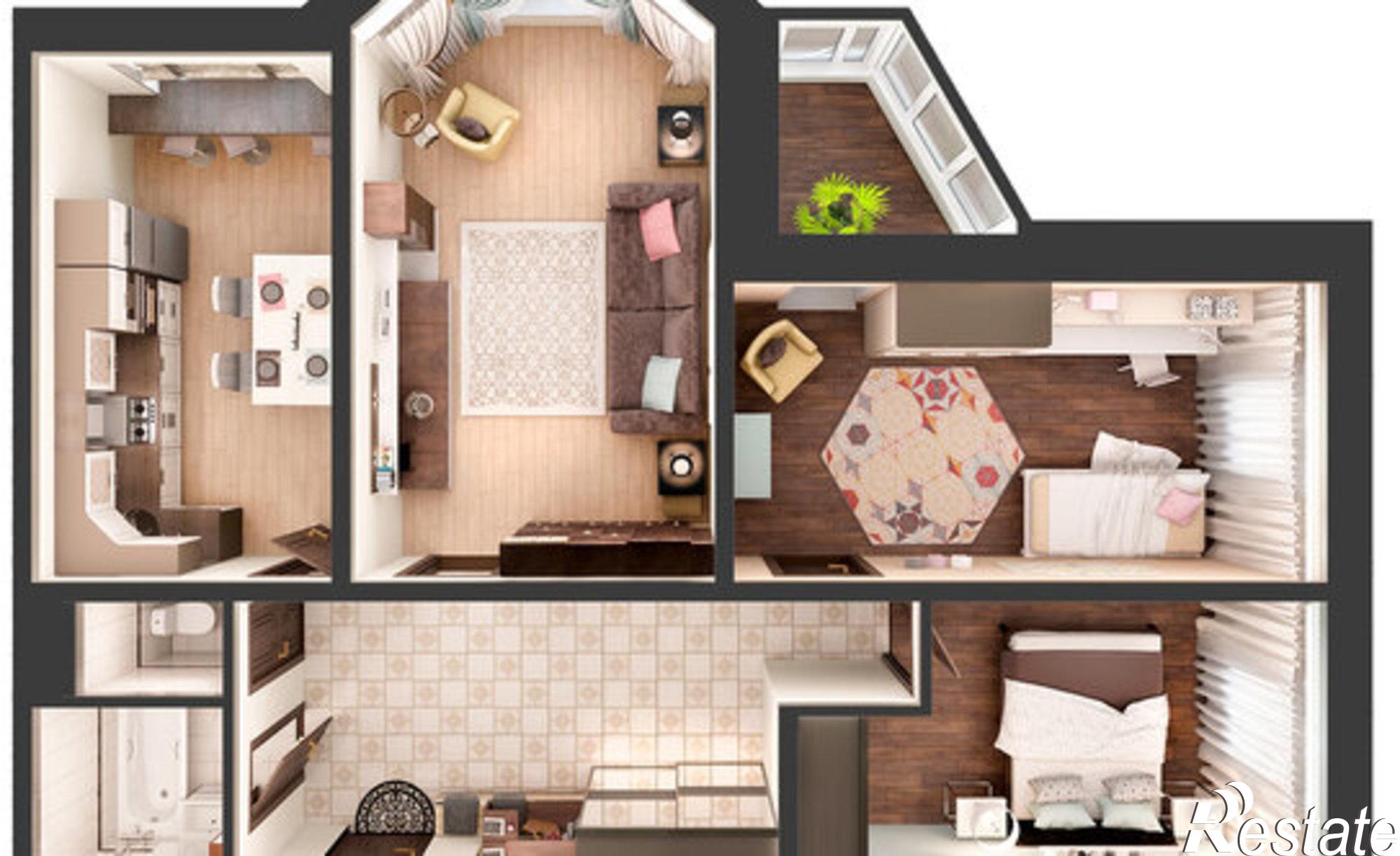 Купить квартиру за 7 500 000 рублей на Дядьковская улица, 2