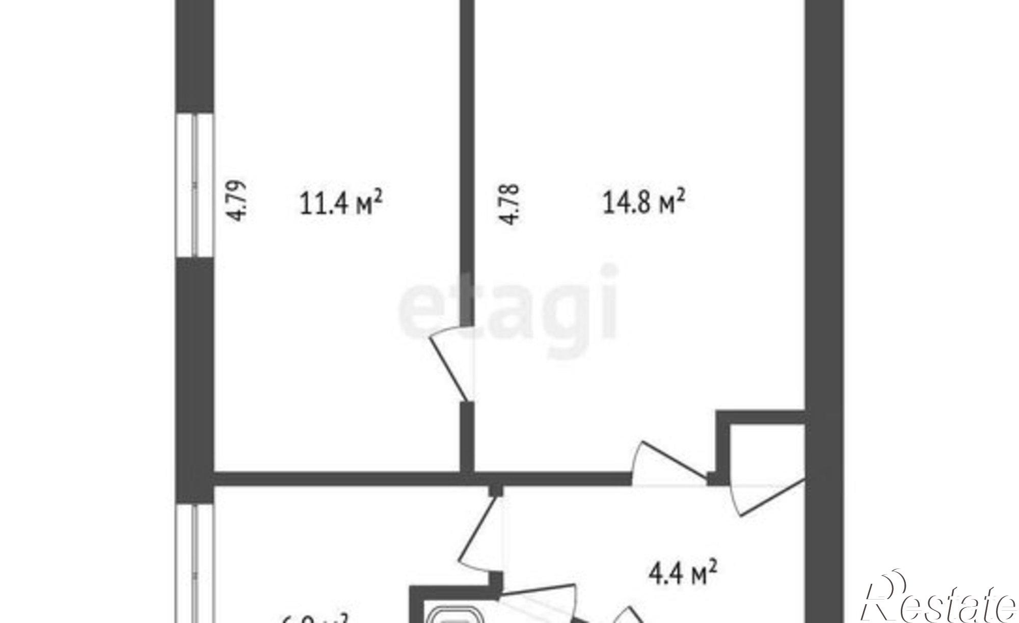 Купить квартиру за 2 800 000 рублей на Алмазная улица, 7