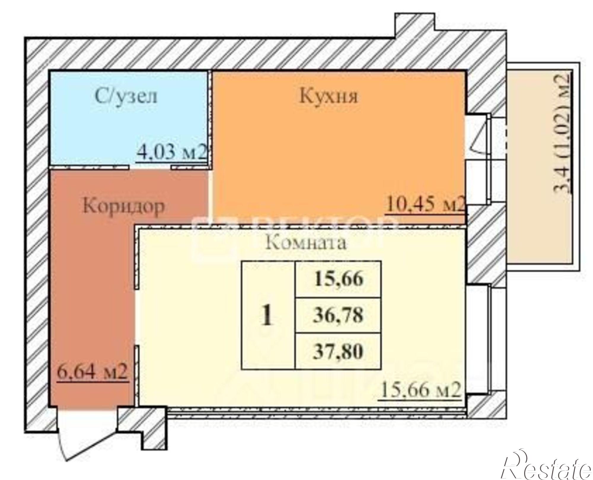 Купить квартиру за 4 100 000 рублей на 2-й Норский переулок, 5