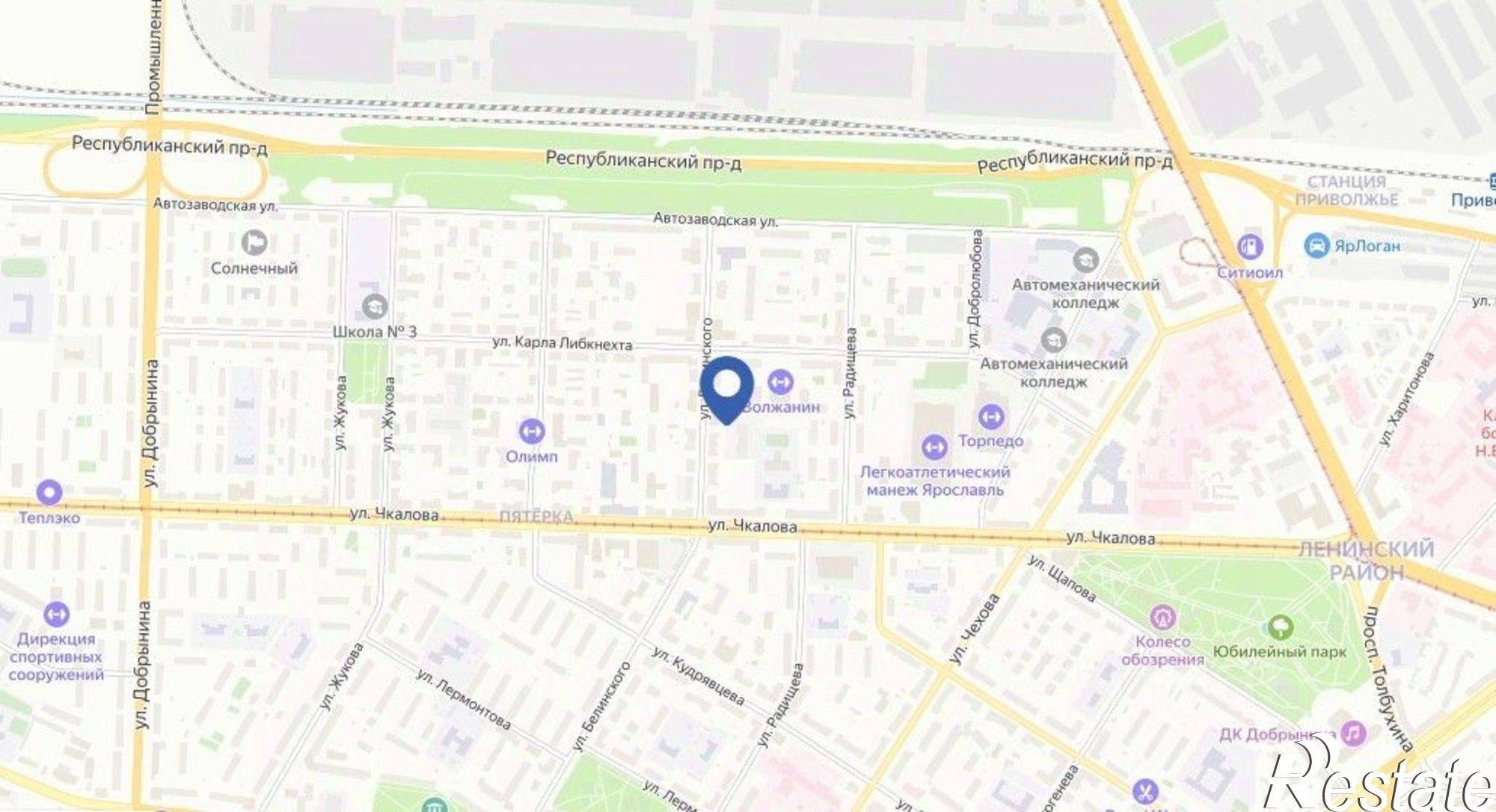 Купить квартиру за 5 891 600 рублей на улица Карла Либкнехта, 19