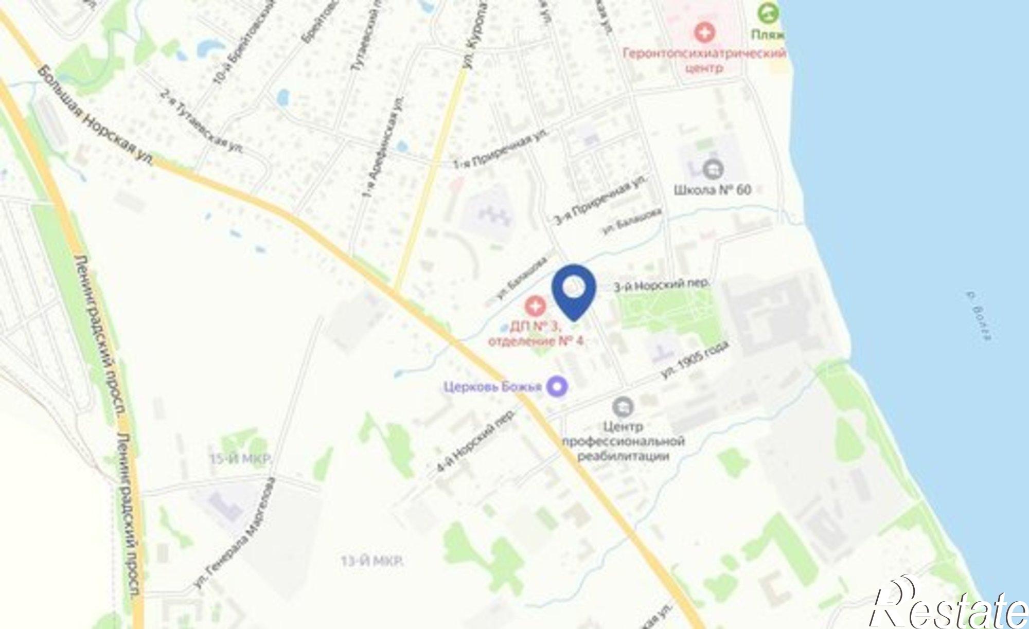 Купить квартиру за 3 973 320 рублей на 2-й Норский пер, 6