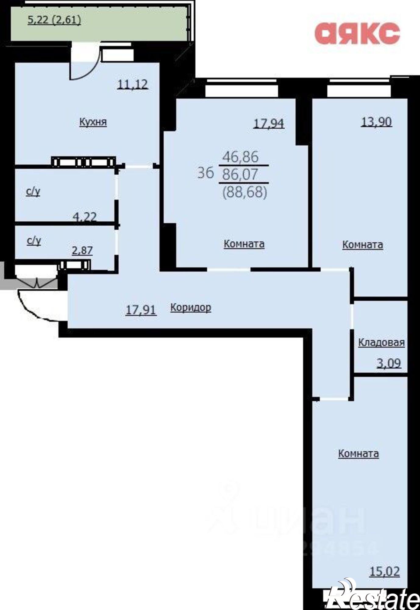 Купить квартиру за 7 271 760 рублей на Ярославль городской округ