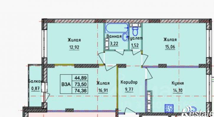 3-комн квартира Брагинская улица, 18 к4,  д. 18 к4