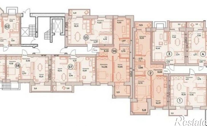 1-комн квартира в новом доме улица Гончарова, 48,  д. 48