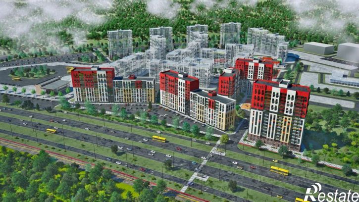 1-комн квартира в новом доме улица Комкора Хрипина