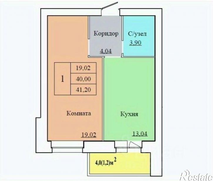 1-комн квартира улица Карла Либкнехта, 19,  д. 19