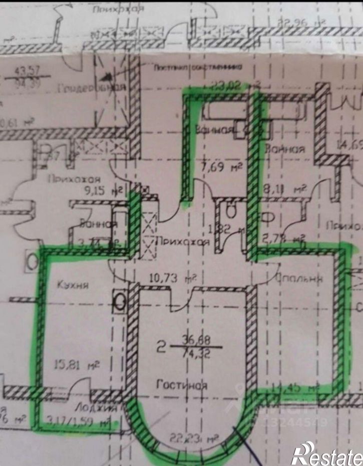 2-комн квартира г Ярославль, ул Приозерная, д 5