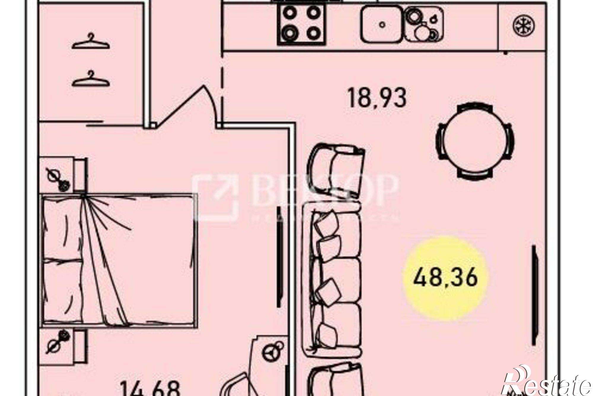Купить квартиру за 4 690 000 рублей на улица Лескова, 44